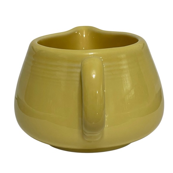 Vintage Fiestaware Yellow Ring Handled Creamer Fiesta Homer Laughlin HLC 1997 - Picture 4 of 6